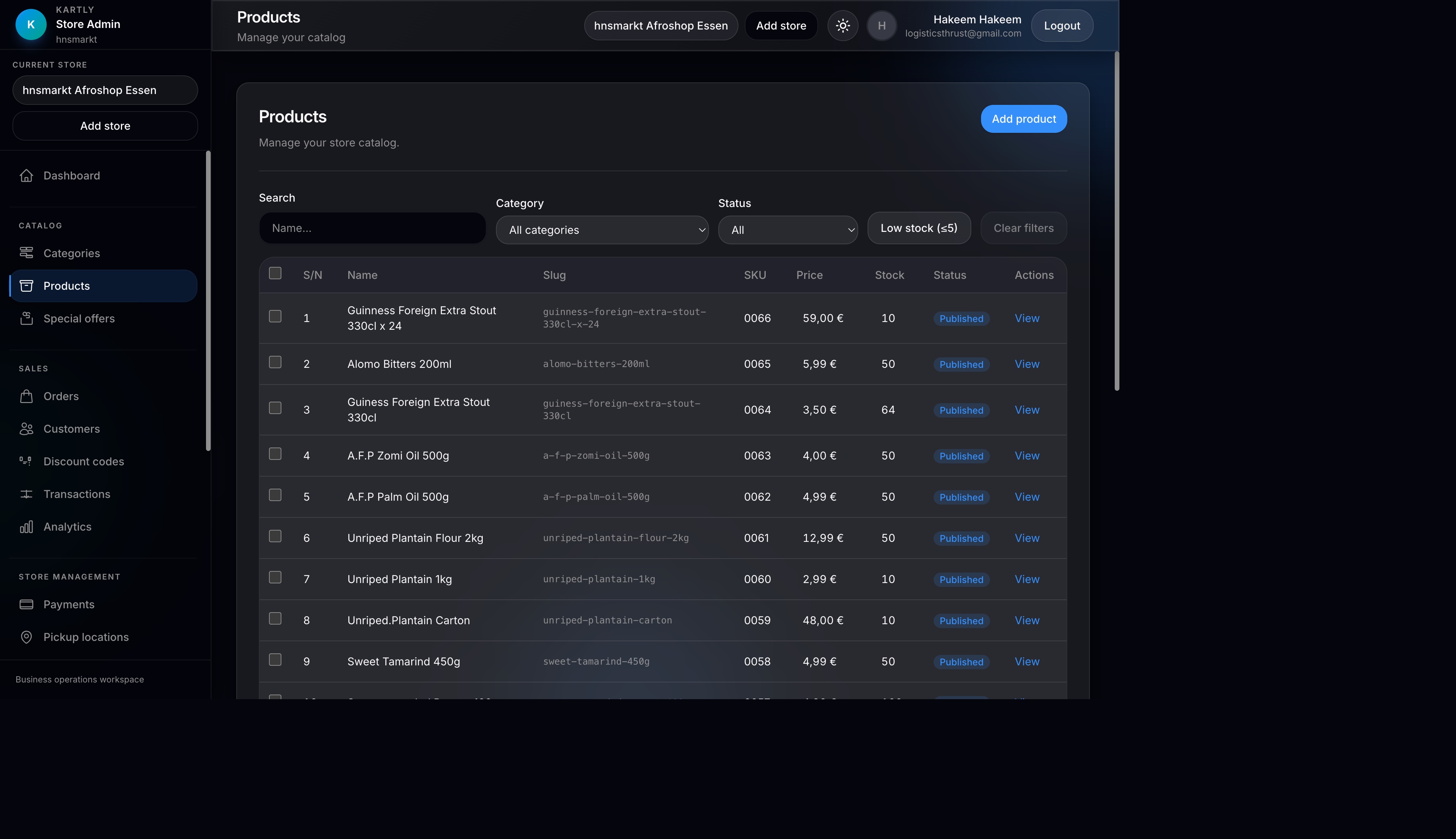 Kartly Products preview