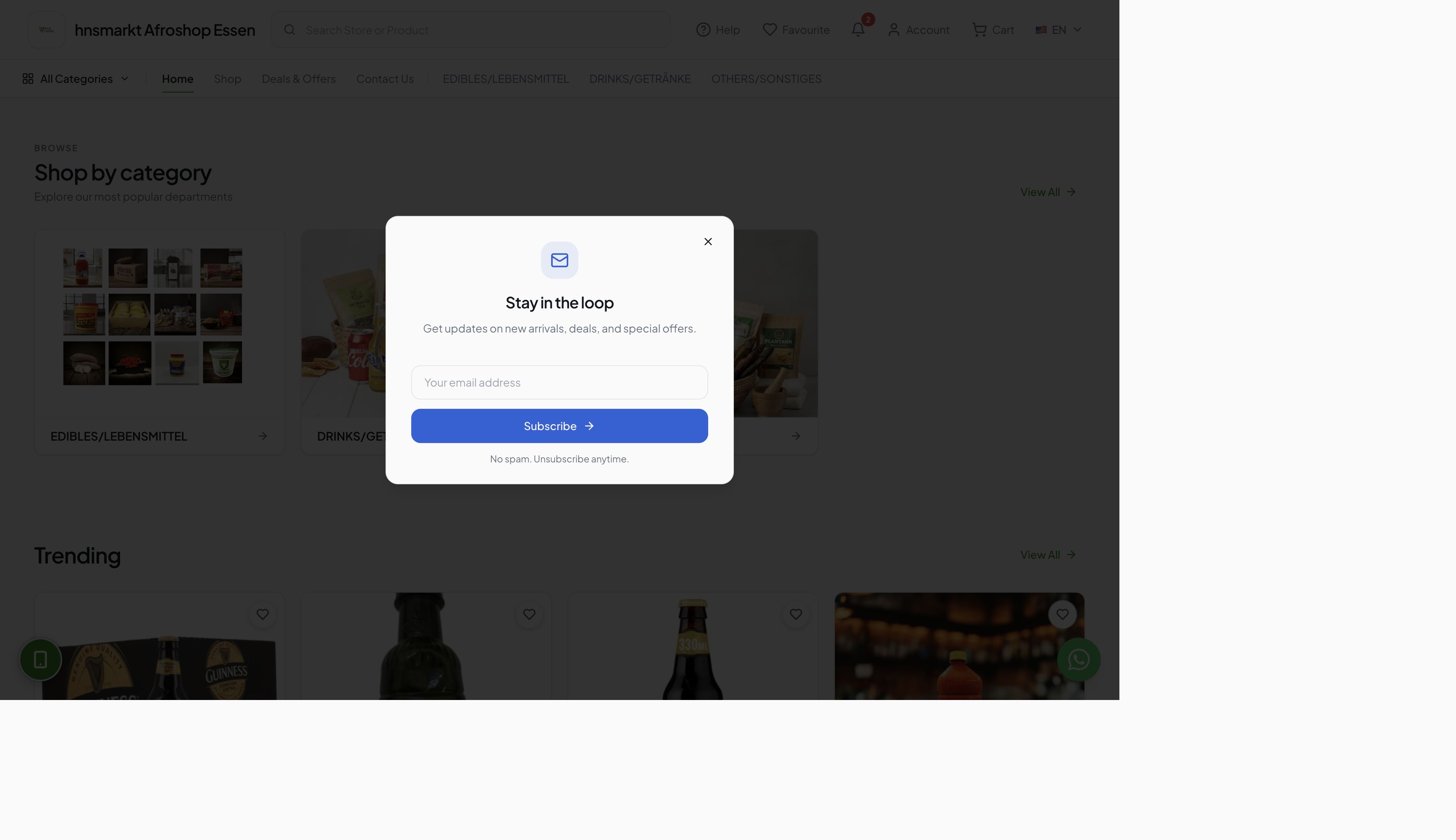 Kartly Storefront preview